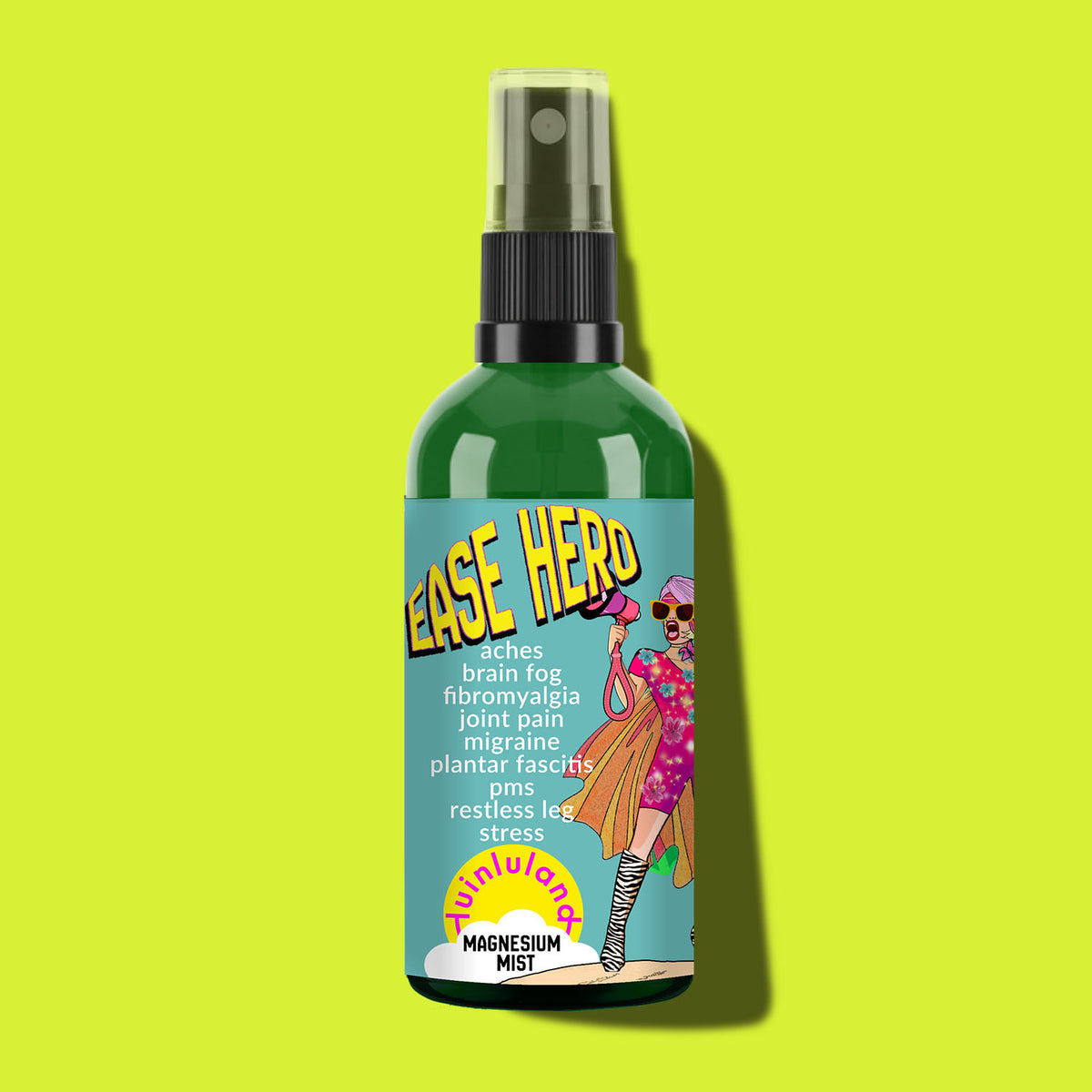 Ease Hero magnesium body mist bottle by Unshrunk